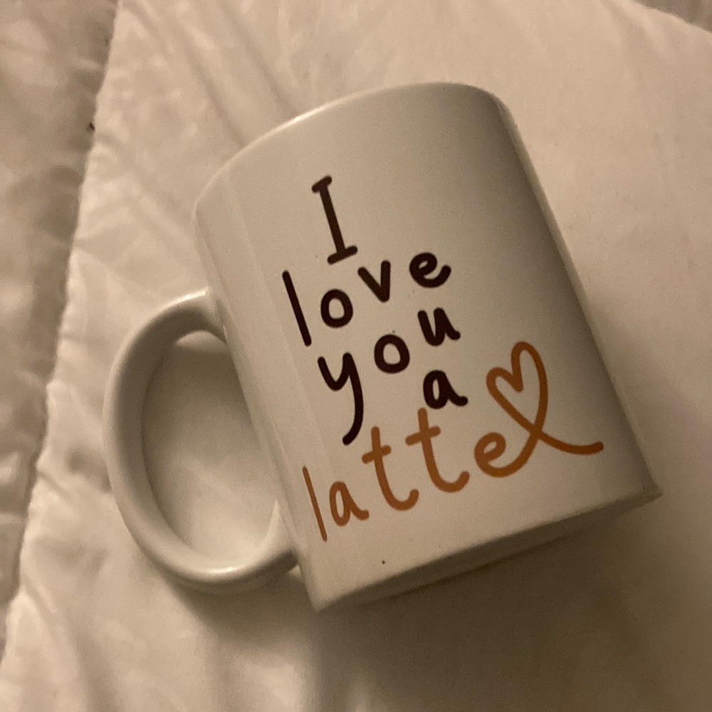 I love you a latte mug